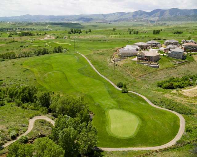 Aerial view of the 2nd at Bear Creek Golf Club