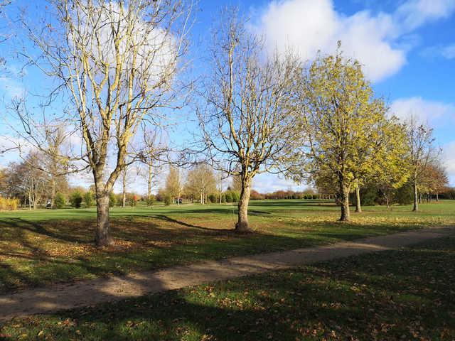 A spring day view from Calderfields Golf & Country Club.