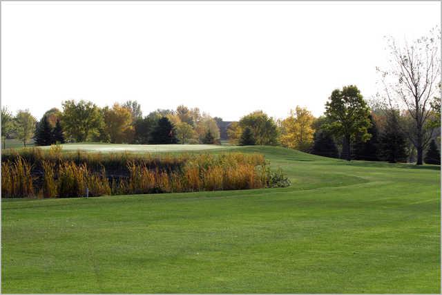A view of a green at Central Valley Golf Club