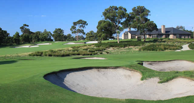 A view of the clubhouse at Spring Valley Golf Club