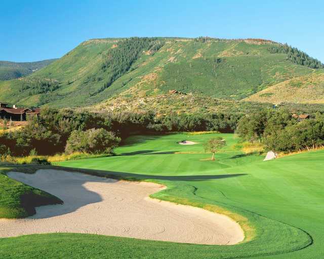 View of the finishing hole at Frost Creek