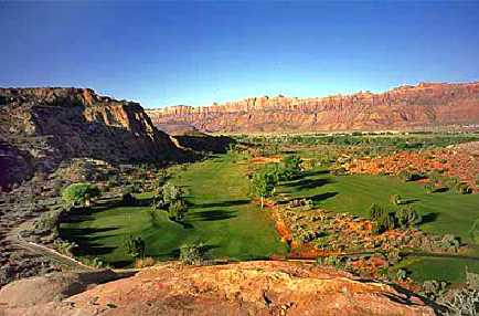 A view from Moab Golf Club