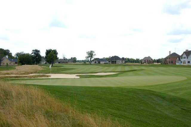 A view of the 2nd green at Sagamore Golf Club