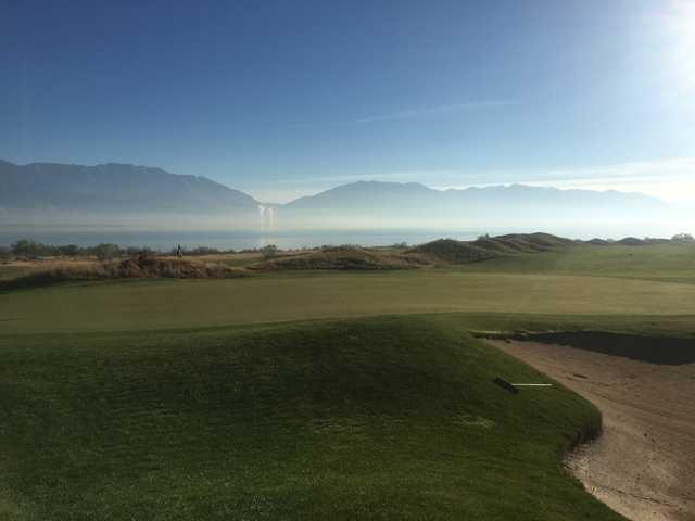 A view of a green at TalonsCove Golf Course.