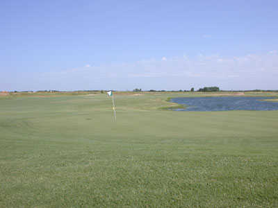 A view of the 8th hole at Sugar Creek Canyon Golf Club