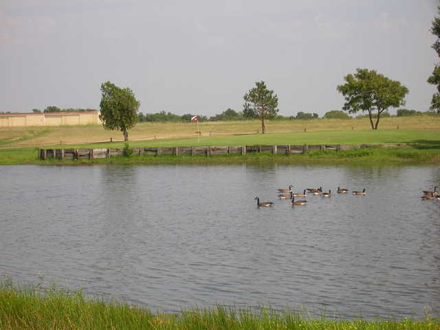 A view over the water from Paul's Valley Golf Course