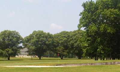 A view of a green at Old Landing Golf Course