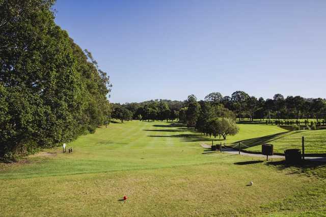A view from a tee at Tally Valley Golf Club