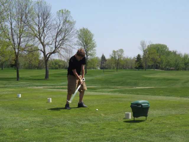 A view of tee #7 at Clark Golf Club