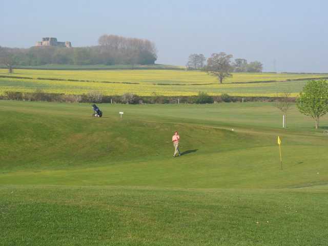 The open countryside surrounding hole 3 on The Castle Golf & Leisure.