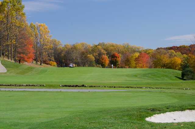A fall day view from Fieldstone Golf Club
