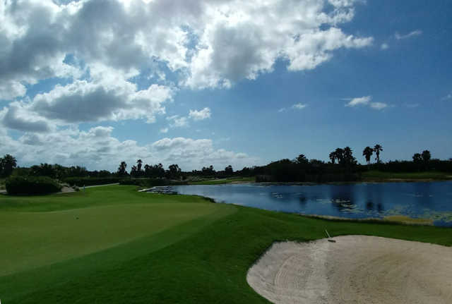 A view of green #4 at Riviera Cancun Golf & Resorts.