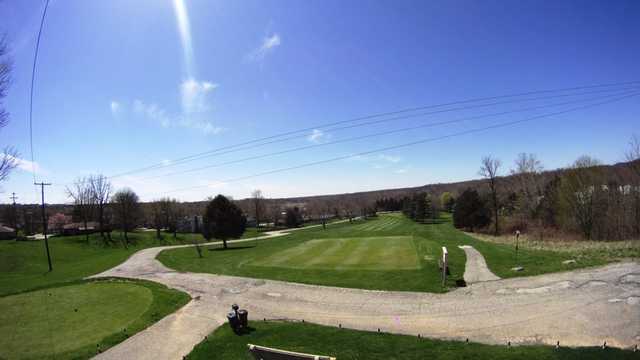 A sunny day view from Tiger Pointe Golf & Event Center