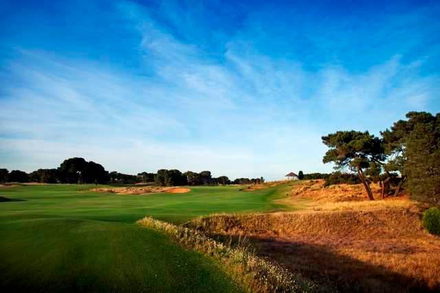 A view of the 6th hole at Royal Adelaide Golf Club.