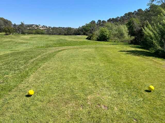View from a tee box from Academy Golf at Esterel Golf Club.