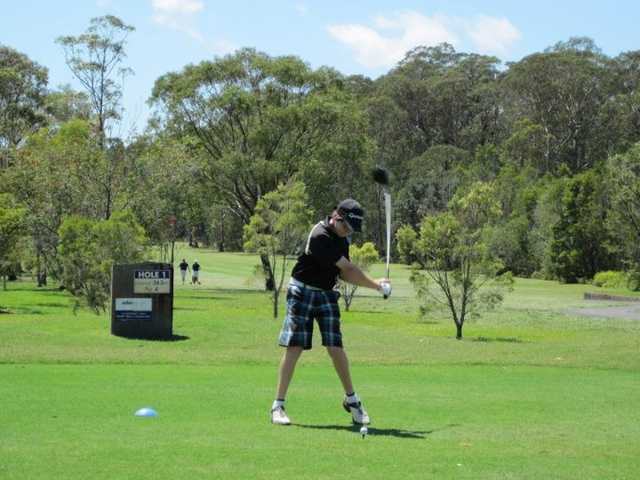 A view from tee #1 at Beerwah Golf Club