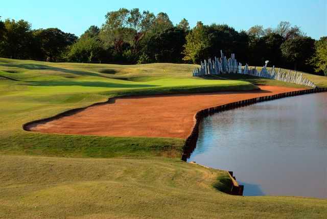 View of the 3rd hole from the West course at Oak Tree Country Club