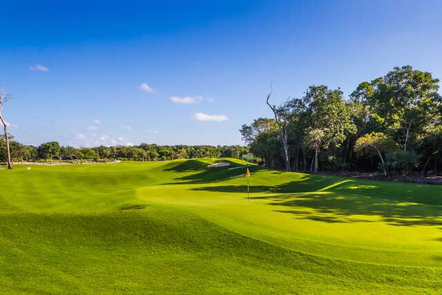 View of a green from Iberostar Playa Paraiso Golf Club.