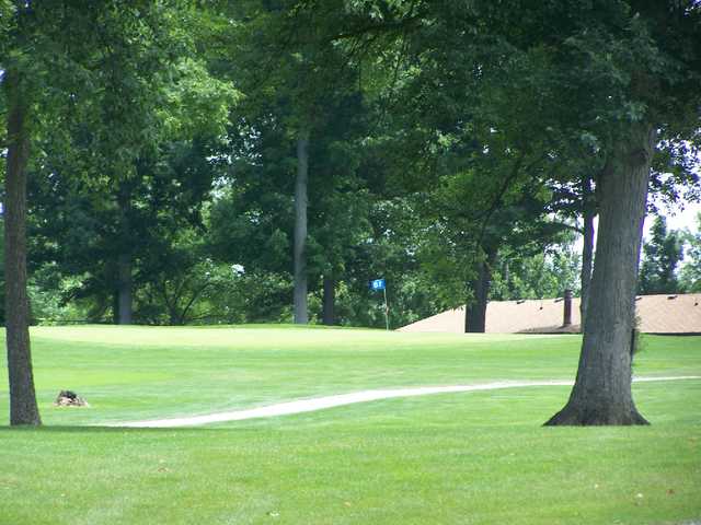 View of the 18th hole at Albany Golf Club