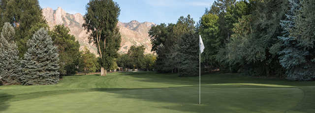 A view of a hole at Cottonwood Country Club.