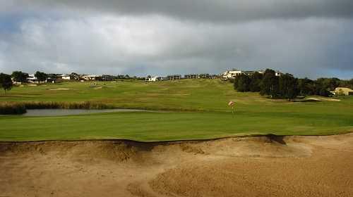 A view of hole #1 at McCracken Country Club