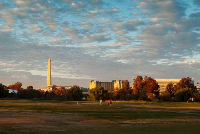 A view from East Potomac Golf Course