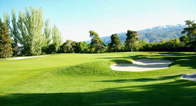 A view of a hole at Bountiful Ridge Golf Course.