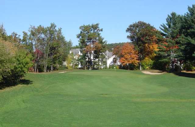 A view of green #8 at Derryfield Country Club