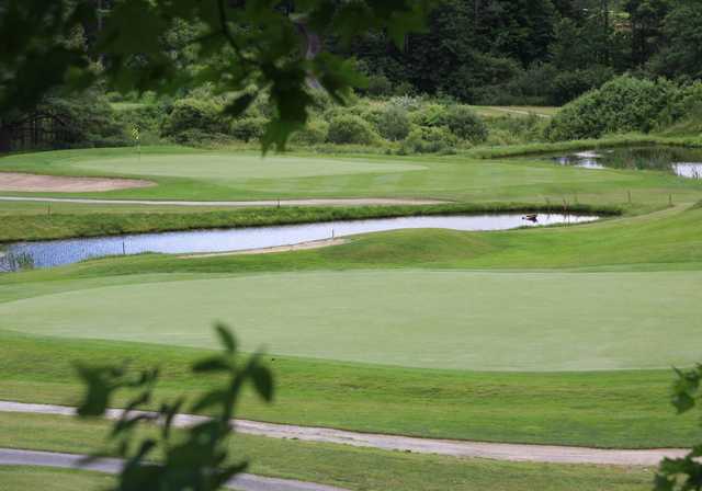 A view of the 3rd green at St. Johnsbury Country Club