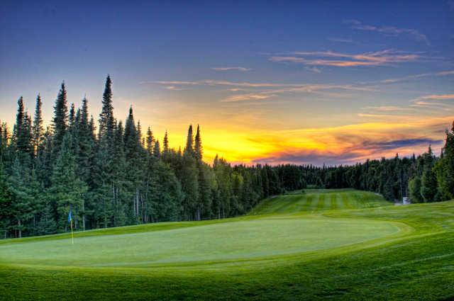 A view of a hole at Elk Ridge Resort