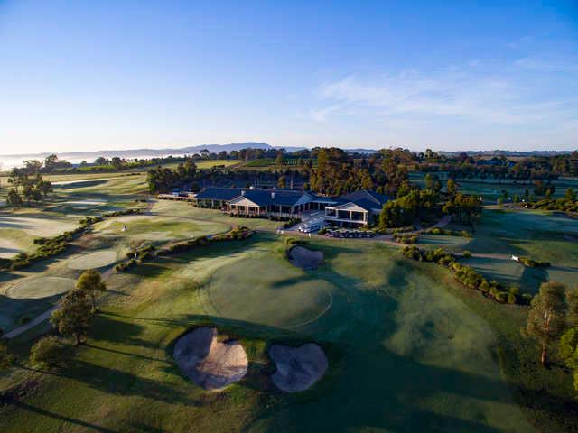 Aerial view from Yering Meadows Golf Club.