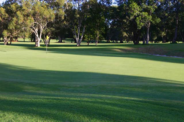 A view of hole #18 at Caloundra Golf Club