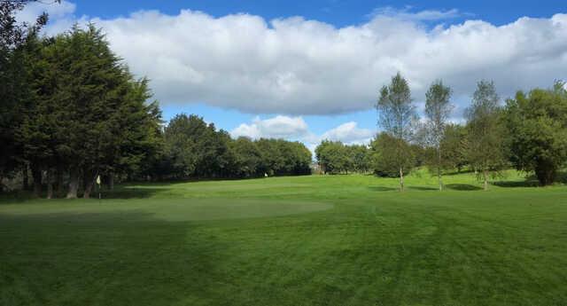View of a green from Ashfield Golf Club.