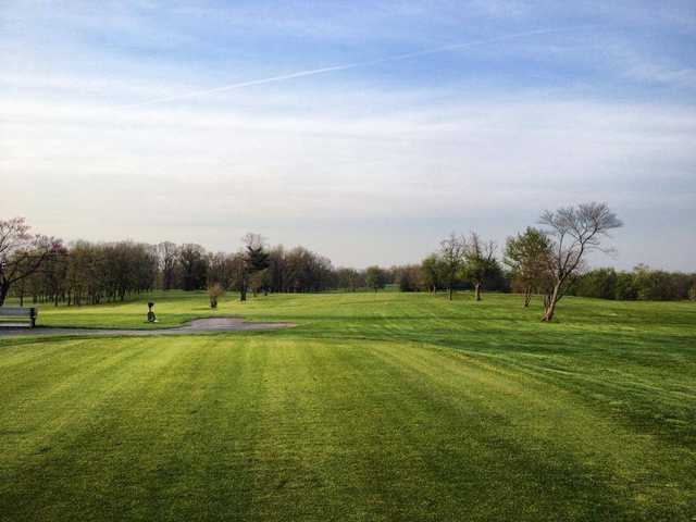 A sunny day view from Cardinal Hills Golf Course.