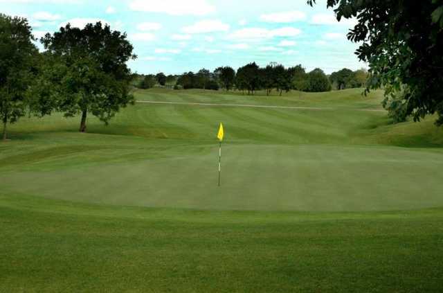 A view of green #1 at Roganstown Golf & Country Club