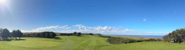 Panoramic view from Maryport Golf Club.