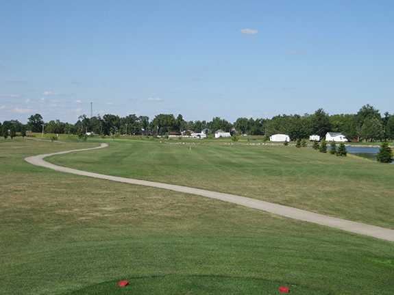 A view from a tee at Pony 9 from Winchester Golf Club