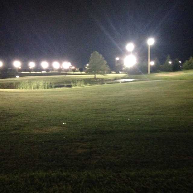 An evening view from JR's Pub & Grill Golf Course