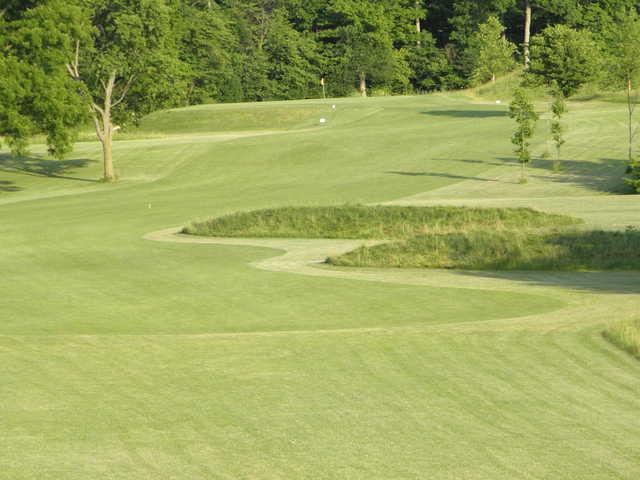 A view of a hole at Club Run from Walnut Creek Golf Course