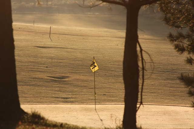 A view of the 11th green at Lake Region Golf Course