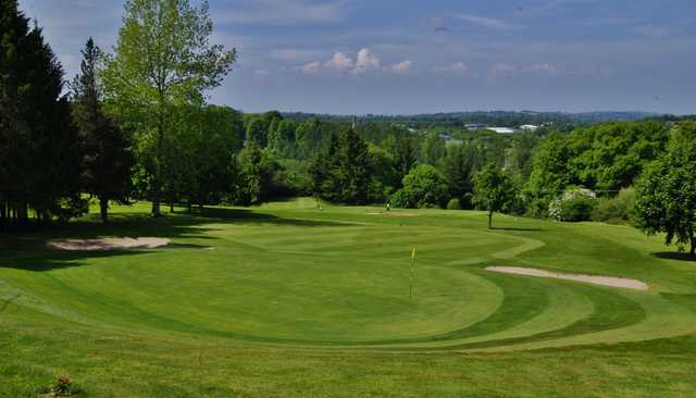 A view of the 4th hole at Borris Golf Club.