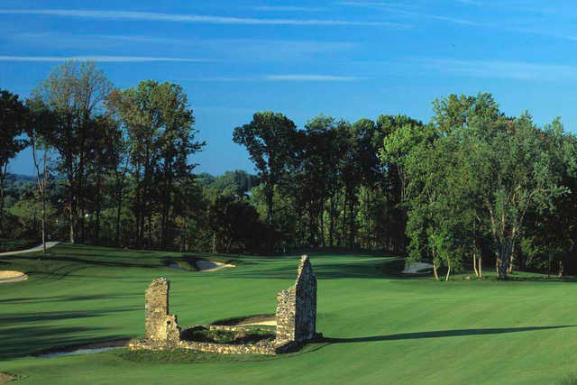 A view from a fairway at Fieldstone Golf Club