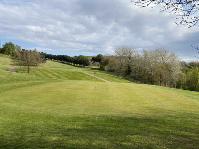 A view of hole #14 at Dudley Golf Club.