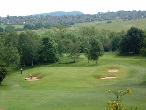 A view of the 8th green at Chesterfield Golf Club