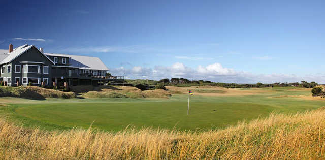 A view of a green at Barwon Heads Golf Club.