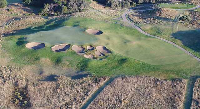 View of the 17th hole from the The Dunes Course at The Dunes Golf Links