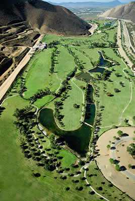 Aerial view from Baja Country Club