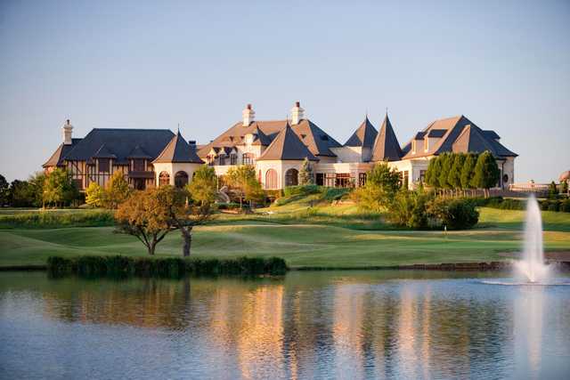 A view from the clubhouse at Gaillardia Country Club