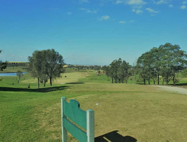 A view of tee #1 at Mt Derrimut Golf & Community Club.