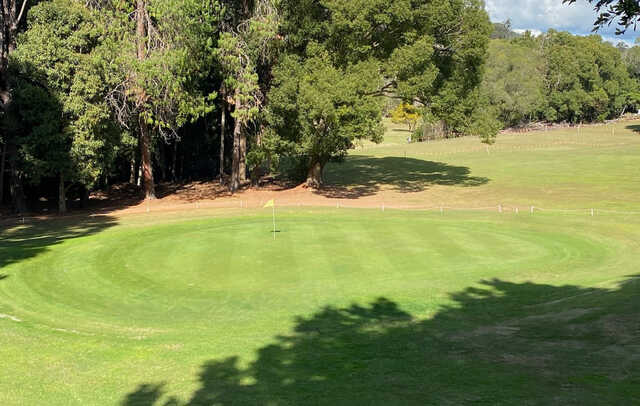 A view of hole #6 at Boomerang Farm Golf Course.